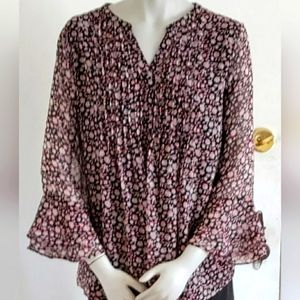 Charter Club Printed Floral Top